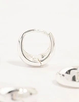 Silver Mixed Hoop Earrings 3-Pack