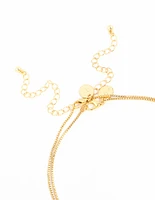 Gold Plated Snake Chain Layered Necklace