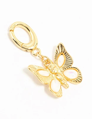 Gold Plated Opulent Butterfly Charm