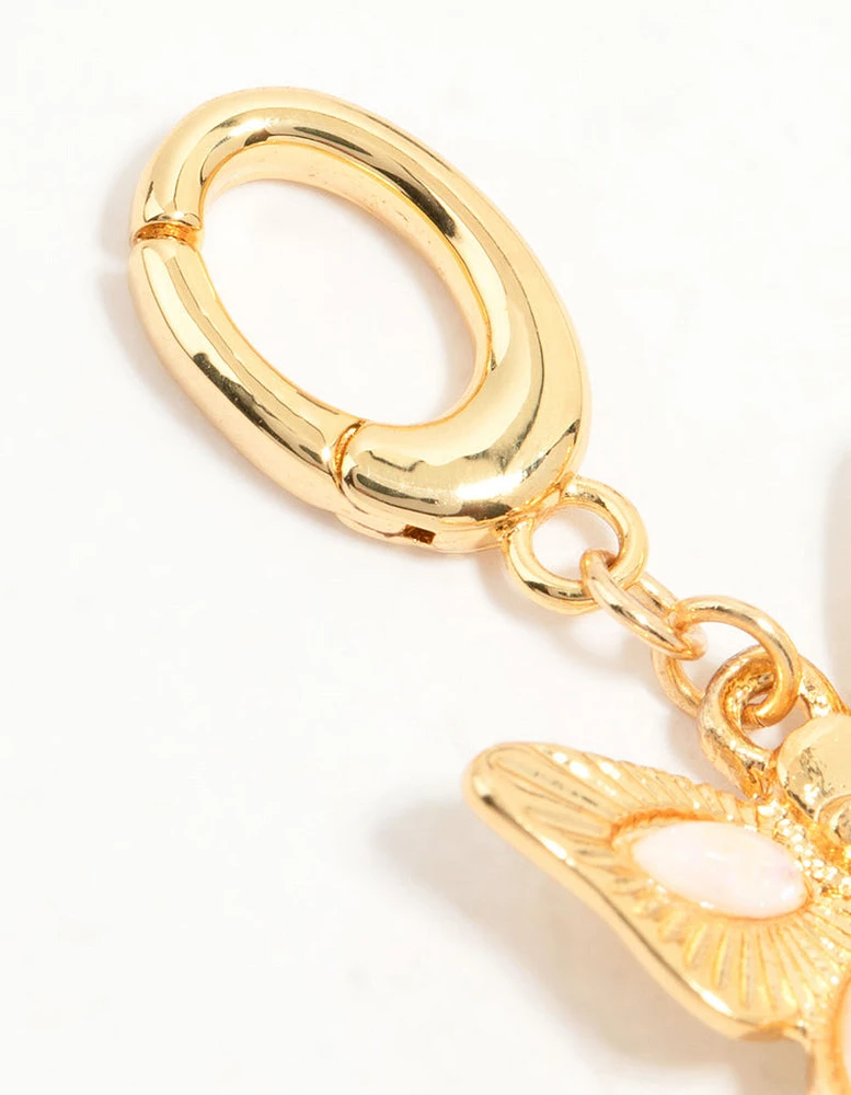 Gold Plated Opulent Butterfly Charm