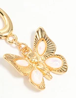 Gold Plated Opulent Butterfly Charm