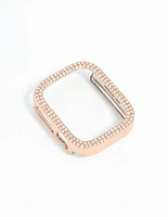 Rose Gold Diamante Watch Cover 40/41 mm