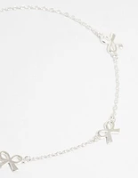 Sterling Silver Bow Bracelet