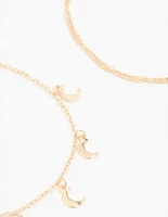 Gold Moon Celestial Bracelets 4-Pack