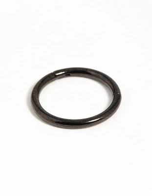 Black Coated Metal Surgical Steel Black Ear Clicker
