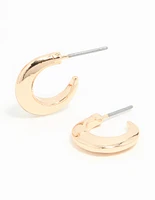 Gold Mini Hoop Earrings