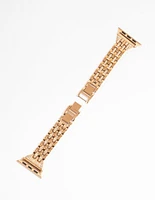Rose Gold Diamante Chain Strap 38/40/41 mm