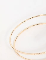 Gold Harmered Arm Cuff