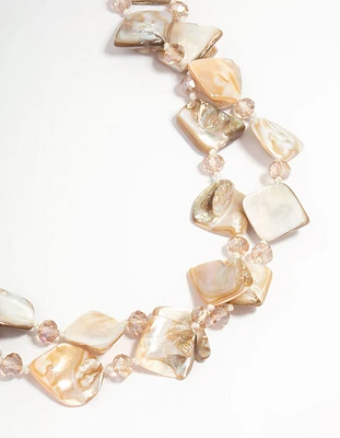 Genuine Shell Long Organic Necklace