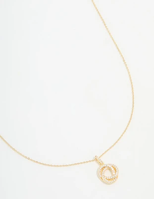 Gold Plated Milky Way Pendant Necklace