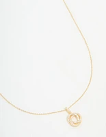 Gold Plated Milky Way Pendant Necklace