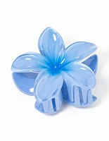 Blue Ombre Frangipani Claw Clip