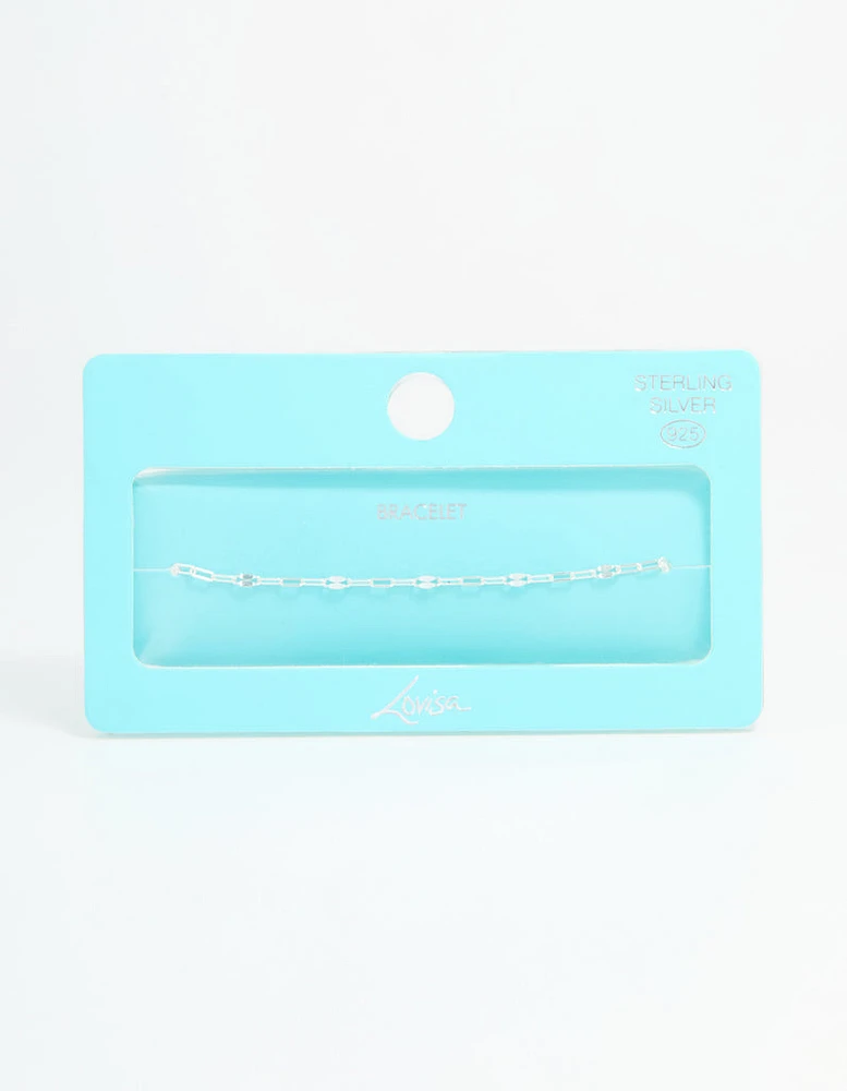 Sterling Silver Chain Link Bracelet