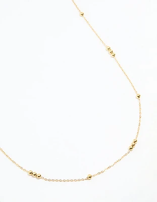 Waterproof Gold Plated Stainless Steel Beaded Waist Chain