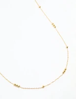 Waterproof Gold Plated Stainless Steel Beaded Waist Chain