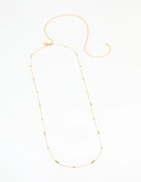 Waterproof Gold Plated Stainless Steel Beaded Waist Chain