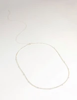 Silver Diamante Cupchain Waist Chain