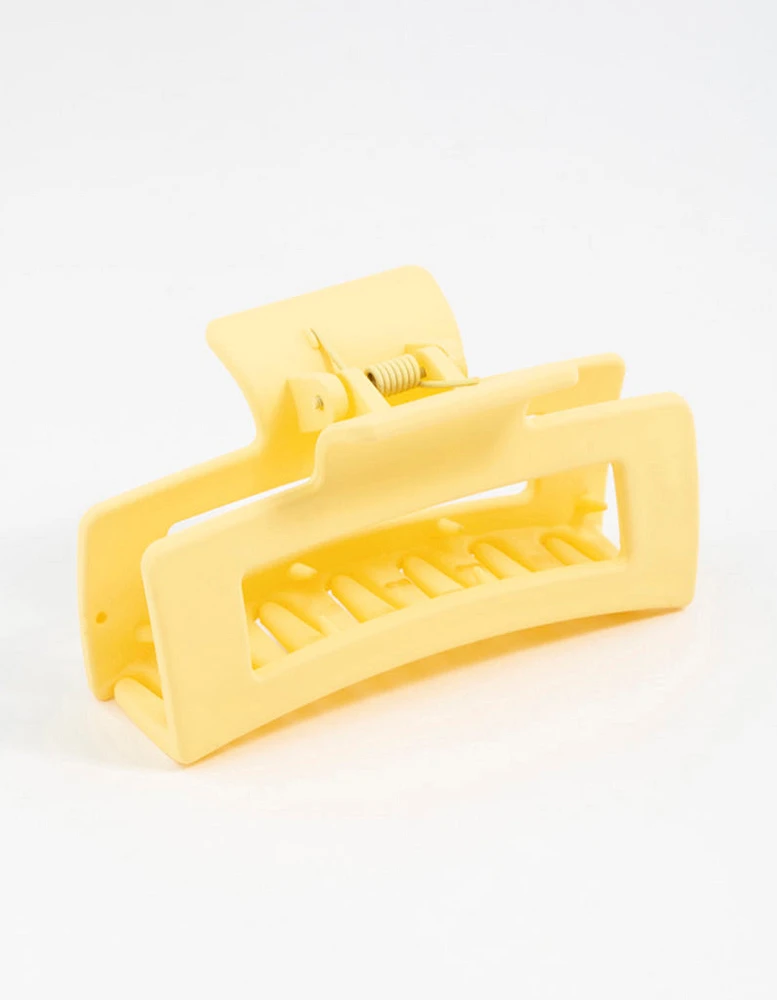 Yellow Small Claw Clip