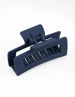 Navy Claw Clip