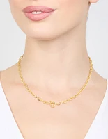 Gold Plated Dainty Chain Necklace