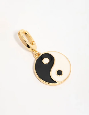 Gold Plated  Yin Yang Charm