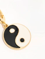 Gold Plated  Yin Yang Charm