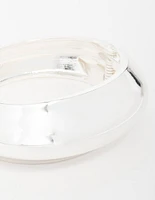 Silver Wide Wrist Cuff