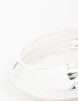 Silver Wide Wrist Cuff