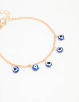 Gold Evil Eye Bracelets 3-Pack