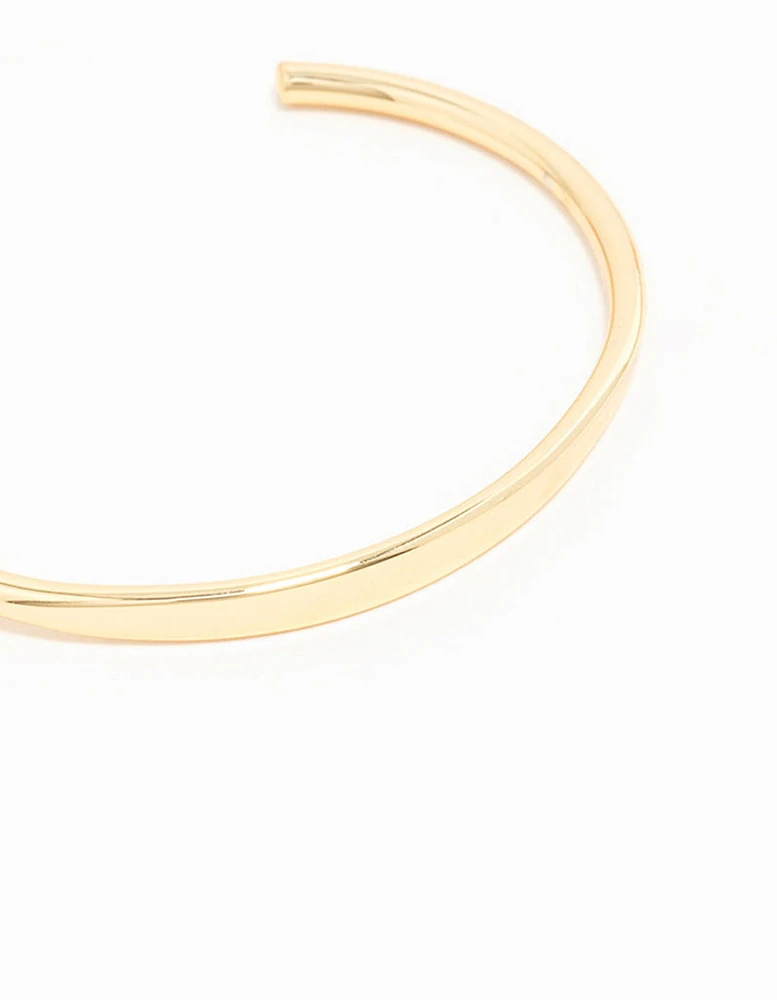 Gold Open Wrist Cuff