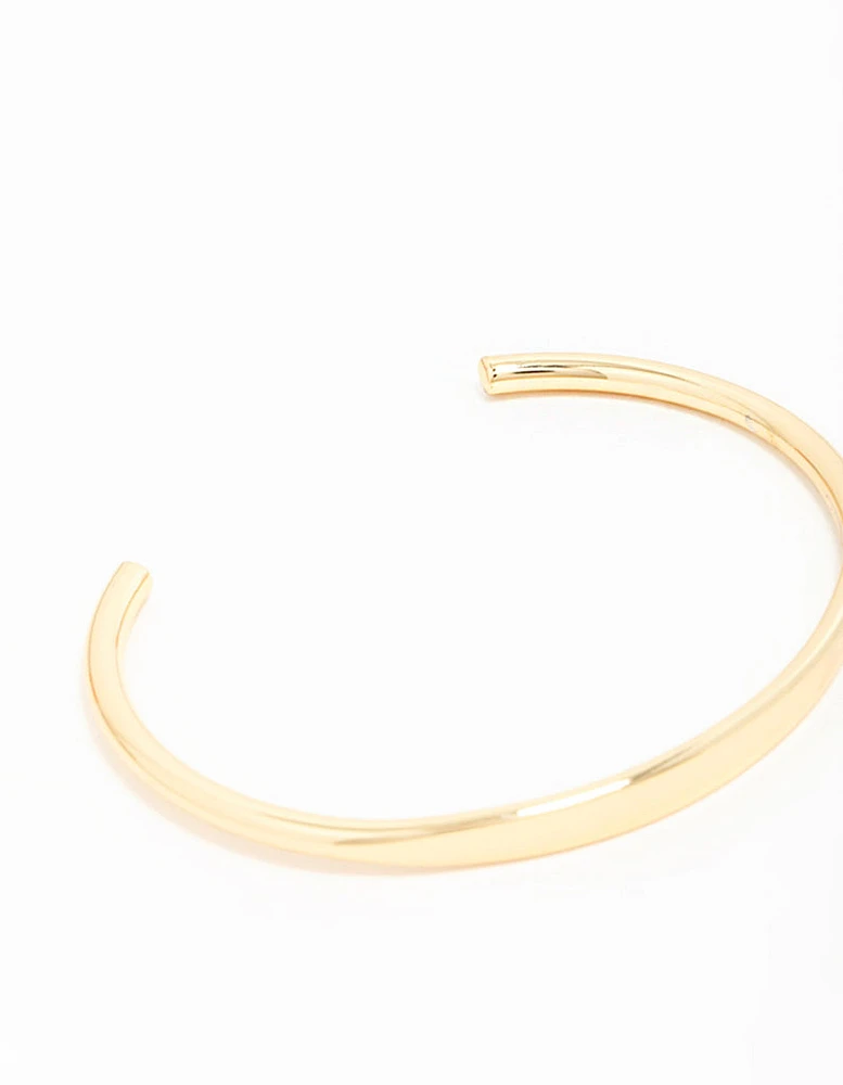 Gold Open Wrist Cuff