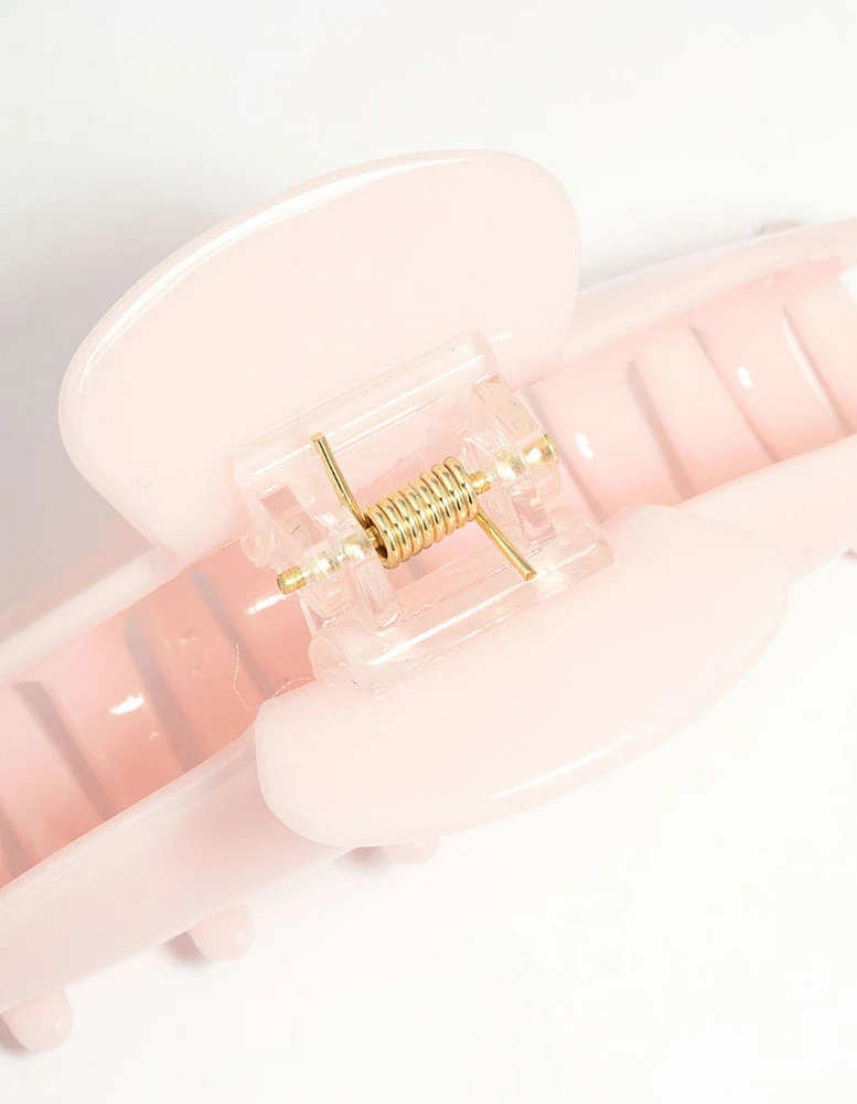 Pink Hair Claw Clip