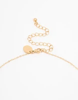 Waterproof Gold Plated Stainless Steel Heart Pendant Necklace