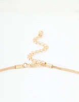 Gold Long Tassel Necklace