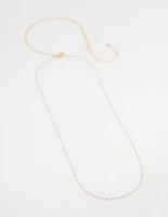 Gold Pearl Body Chain
