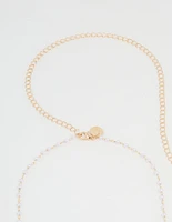 Gold Pearl Body Chain