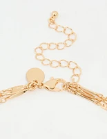 Gold Coin Layered Necklace