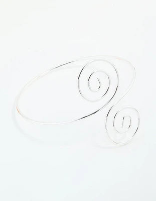 Silver Swivel Arm Cuff