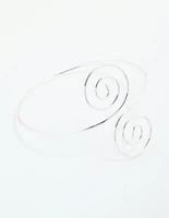 Silver Swivel Arm Cuff