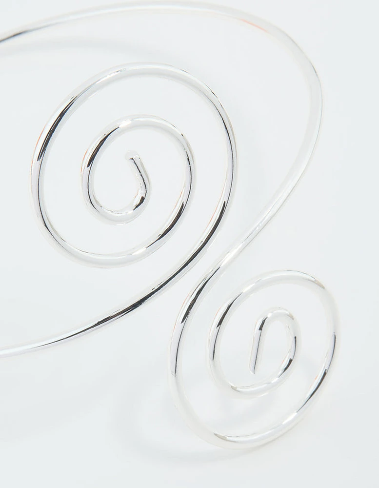 Silver Swivel Arm Cuff