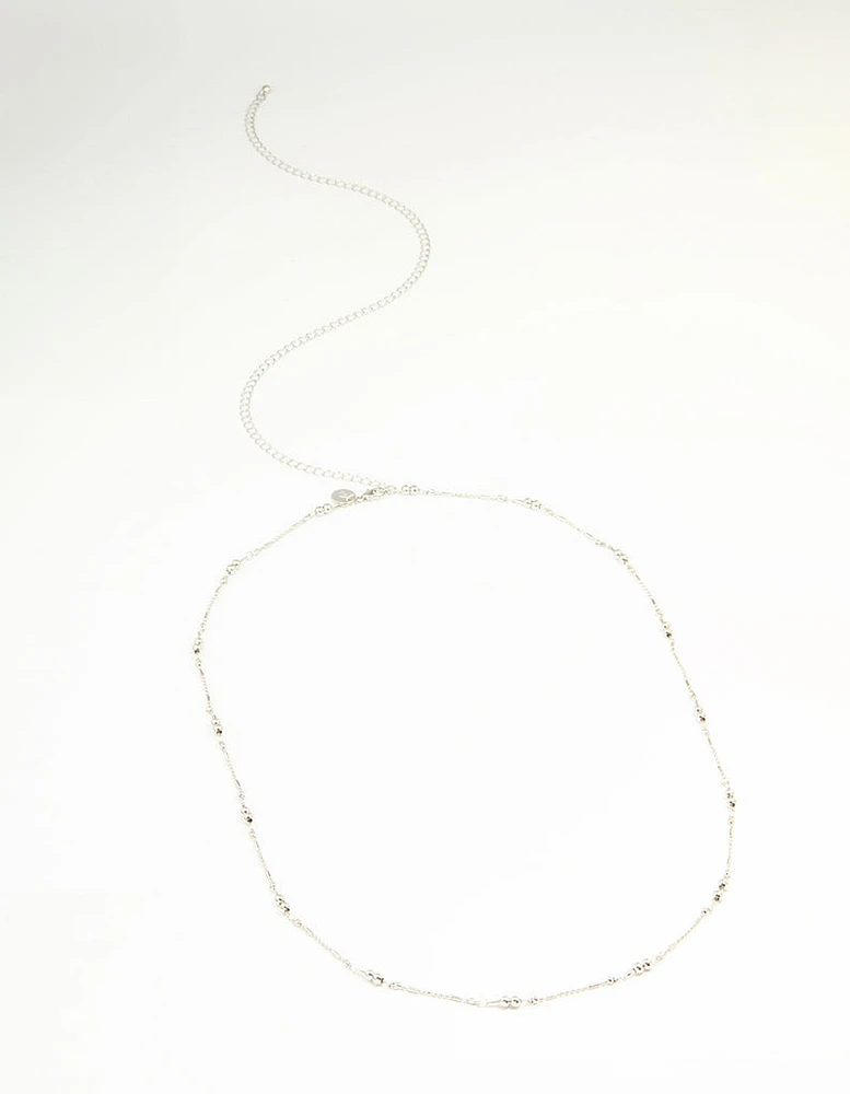 Silver Ball Fine Waist Chain