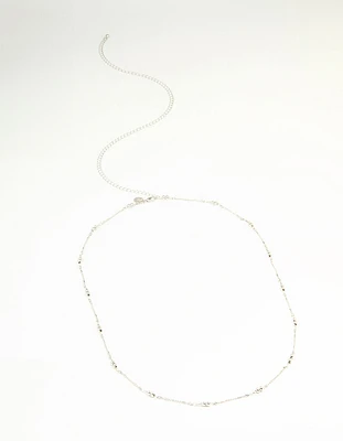 Silver Ball Fine Waist Chain