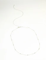 Silver Ball Fine Waist Chain