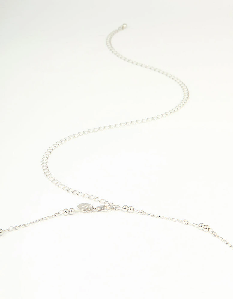 Silver Ball Fine Waist Chain
