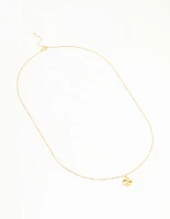 Gold Plated Sterling Silver Flower Necklace