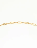 Waterproof Gold Plated Stainless Steel Cubic Zirconia T & O Necklace