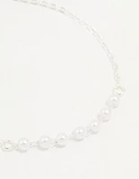 Silver Diamante Bow & Heart Bracelets 3-Pack