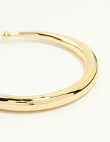Gold Plated Open Wrist Cuff