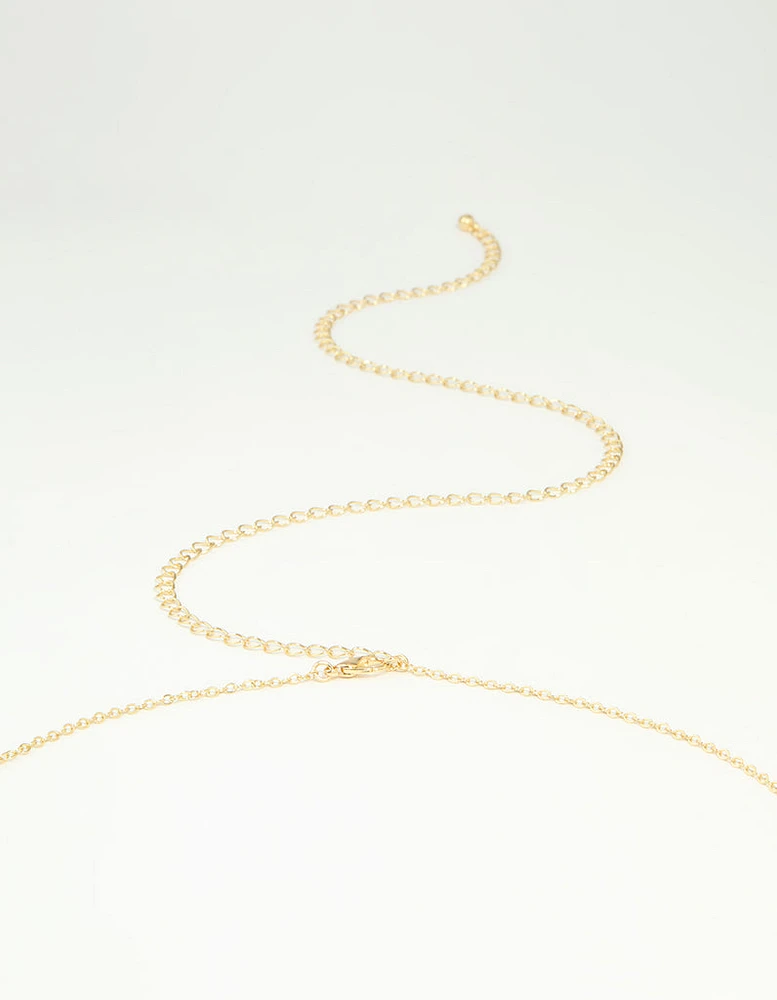 Gold Plated Freshwater Pearl Waist Chain