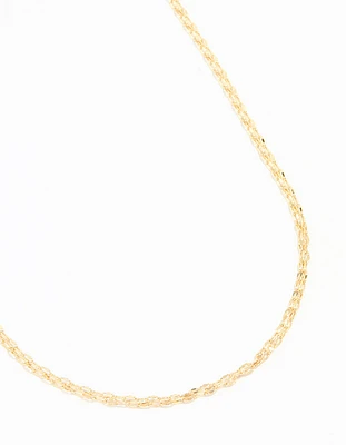 Gold Plated Plain Chain Waist Chain